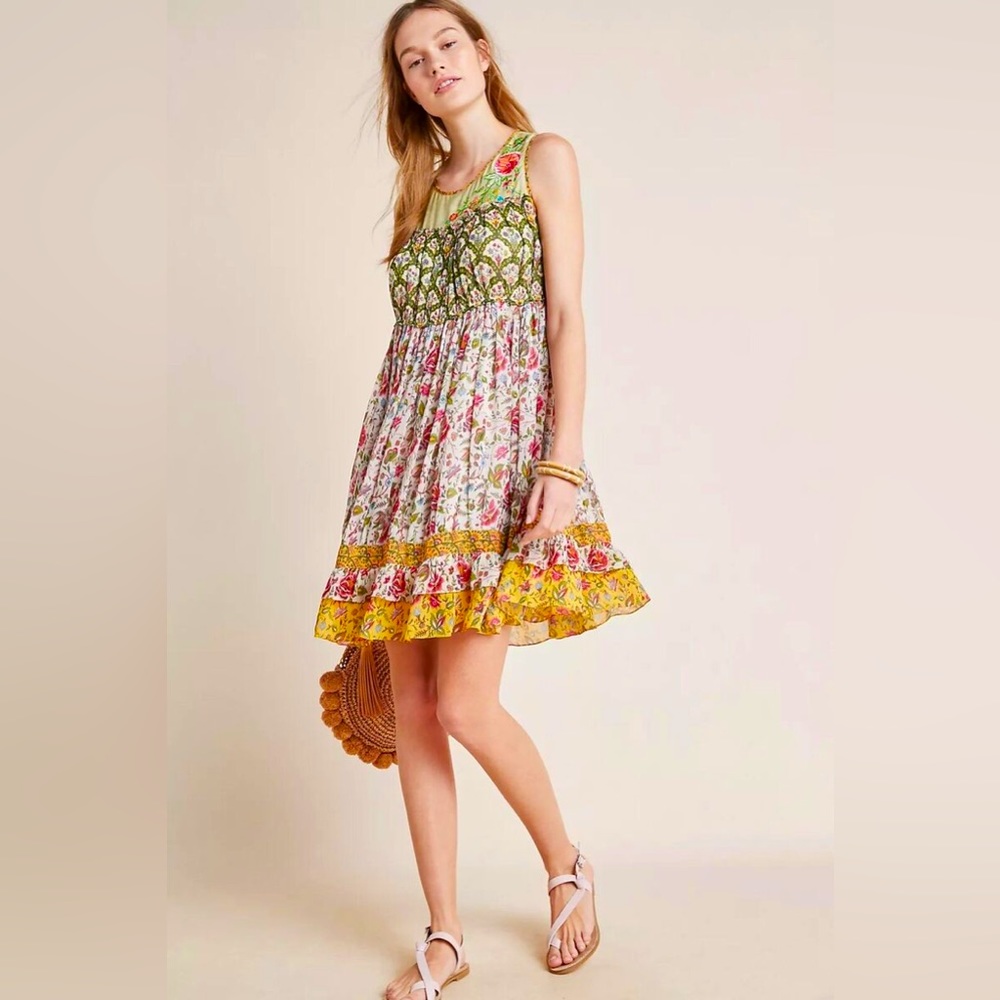 ANTHROPOLOGIE Tanvi Kedia Ananya Dress